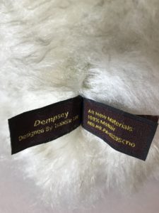 Charlie Bear Dempsey tags