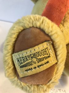 Merrythought Honey Bear (foot tag)