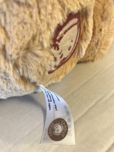 Charlie First Bear, Honeycombe tags2