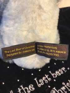 Last Bear of Christmas (back tags)