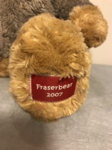 House of Fraser Bear 2007 (foot tag)