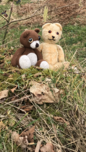 Bear & Meg Bear resting by the river