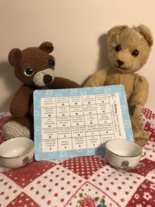 Bear & Meg Bear with Upside Down Kindness Calendar