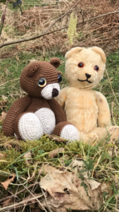 Bear & Meg Bear resting by the river